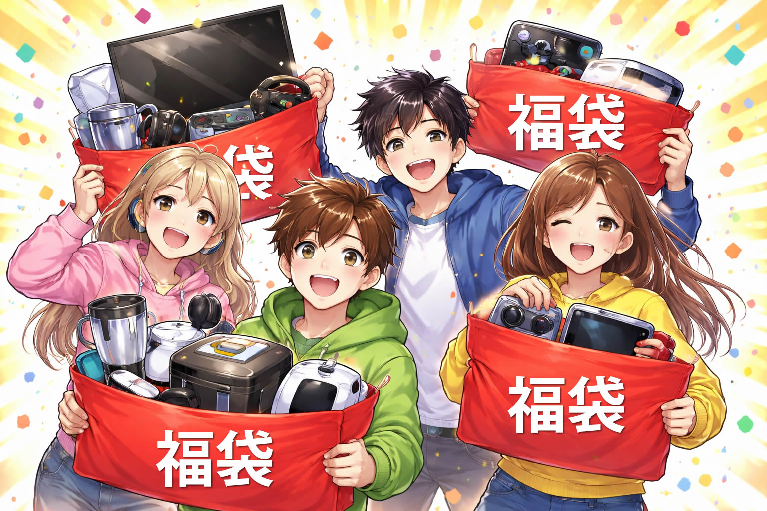 2026年家電福袋ネタバレ総まとめ！ヨドバシ・ビック・Amazonの還元率を徹底比較