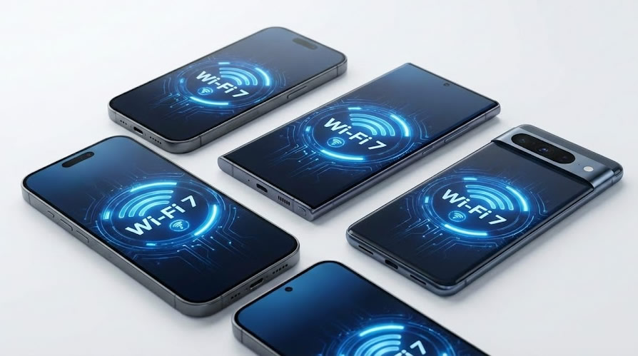 最新スマートフォンWIFI7