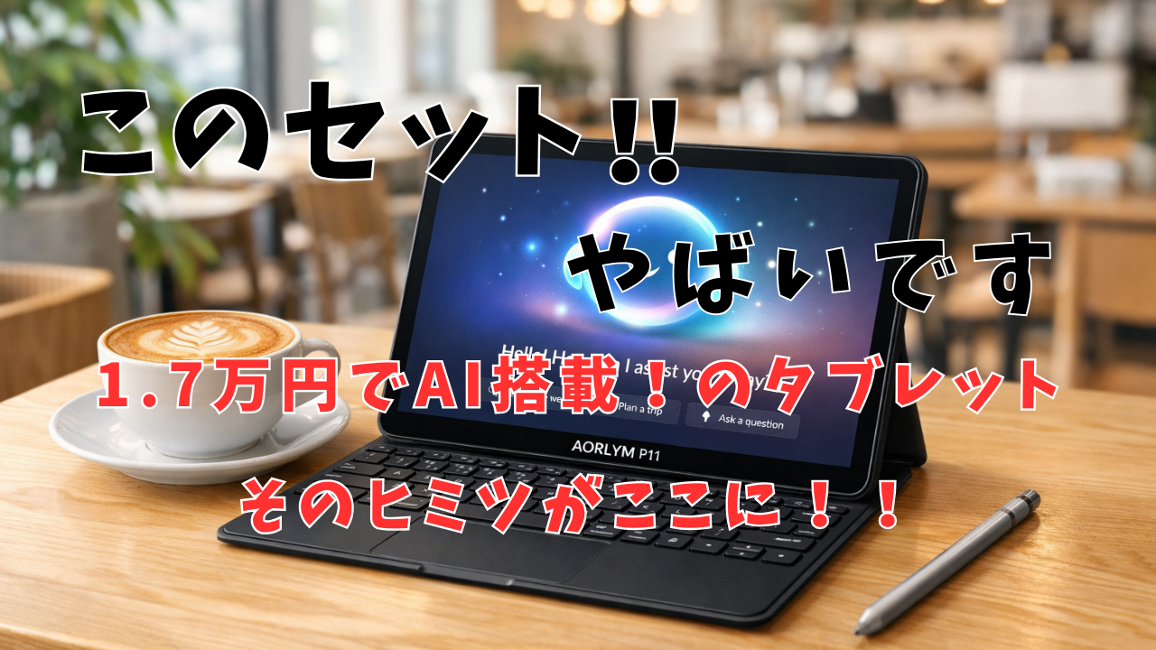 1.7万円でAI搭載！セット！AORLYM P11が安すぎて逆に心配なので徹底調査してみた