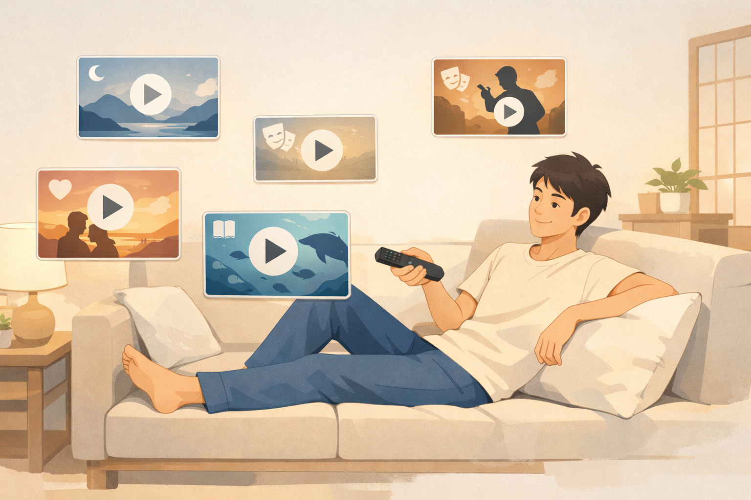 動画配信サービスの選び方を解説するイメージ画像