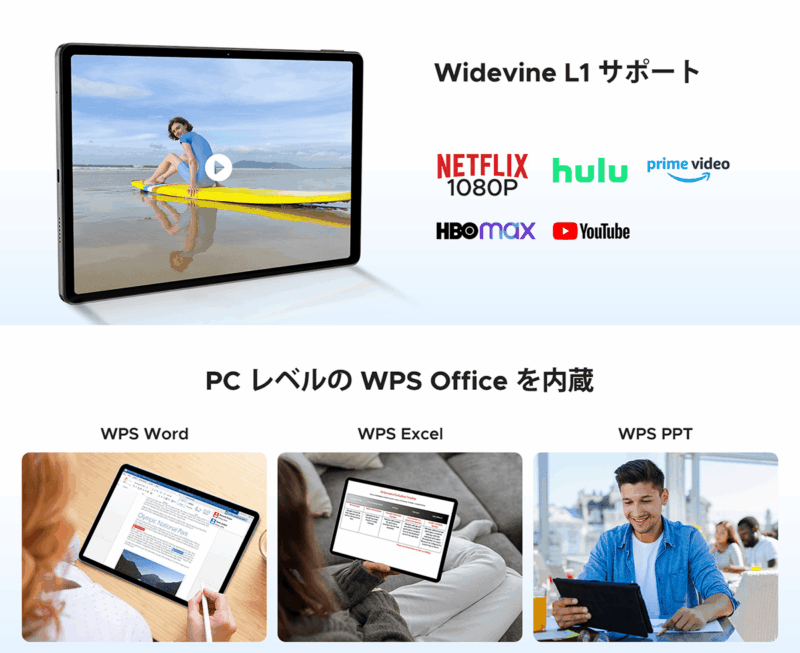 Widevine L1対応 Netflix・Amazon プライムビデオ・Disney+などの動画配信サービス